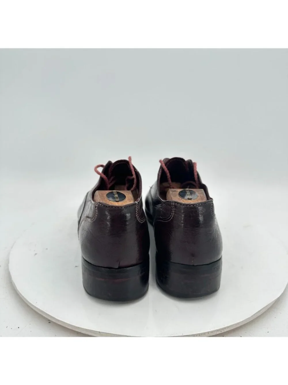 Paolo Lantorno Men Size EU 40 US 7 Brown Leather Cap Toe Oxford Dress Shoes
